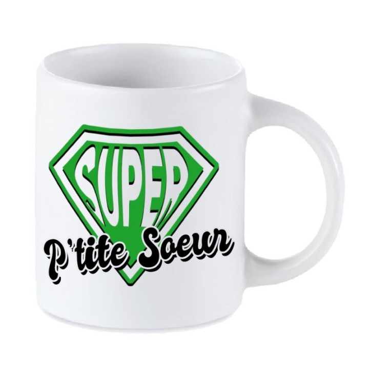 Tip Top Tshirt - Mug Super P'tite soeur - Made in France