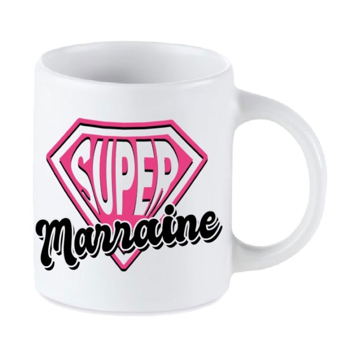 Tip Top Tshirt - Mug Super Marraine - Made in France