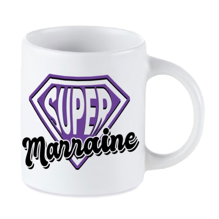 Tip Top Tshirt - Mug Super Marraine - Made in France
