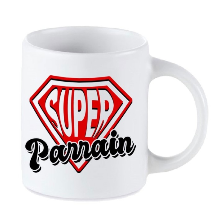 Tip Top Tshirt - Mug Super Parrain - Made in France