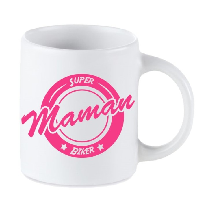 Tip Top Tshirt - Mug Super Maman biker - Made in France
