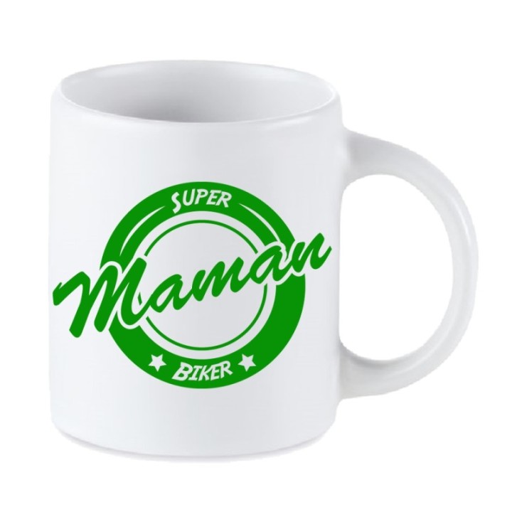 Tip Top Tshirt - Mug Super Maman biker - Made in France