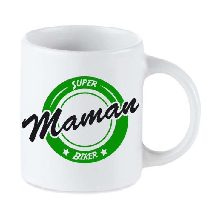 Tip Top Tshirt - Mug Super Maman biker - Made in France