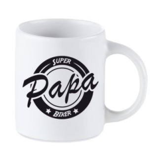 Tip Top Tshirt - Mug Super Papa biker - Made in France