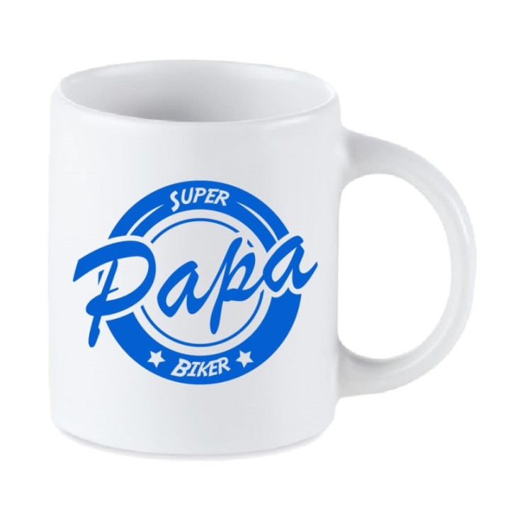 Tip Top Tshirt - Mug Super Papa biker - Made in France