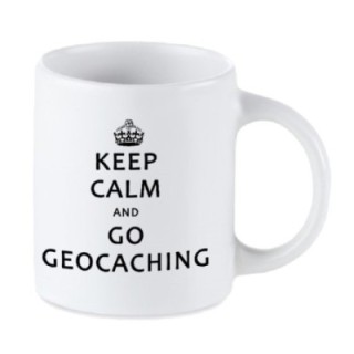 Tip Top Tshirt - Mug Keep calm & Go geocaching - Made in France