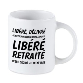 Tip Top Tshirt - Mug Libéré retraité - Made in France