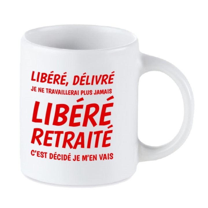 Tip Top Tshirt - Mug Libéré retraité - Made in France