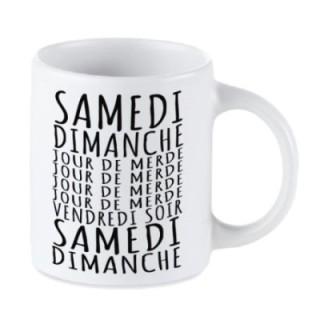 Tip Top Tshirt - Mug Jours de merde - Made in France