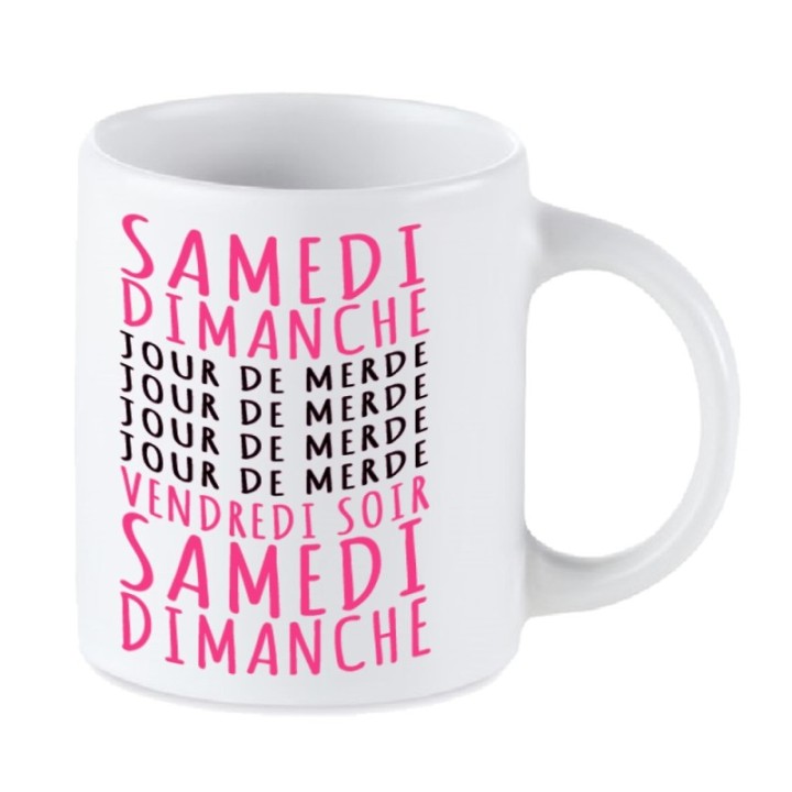 Tip Top Tshirt - Mug Jours de merde - Made in France