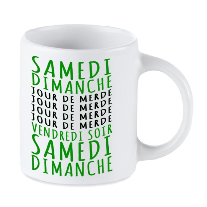 Tip Top Tshirt - Mug Jours de merde - Made in France