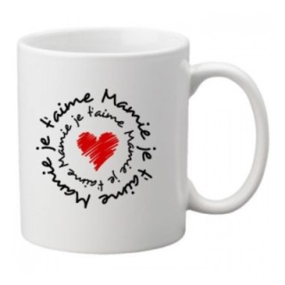 Tip Top Tshirt - Mug Mamie je t'aime - Made in France