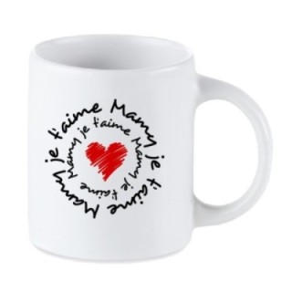 Tip Top Tshirt - Mug Mamy je t'aime - Made in France
