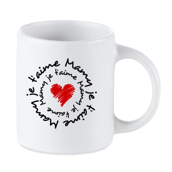 Tip Top Tshirt - Mug Mamy je t'aime - Made in France